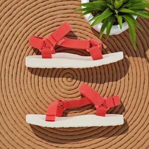 JBU by Jambu Aruba Casual Sport Water Ready Strappy Sandals Bright Coral NEW W 6